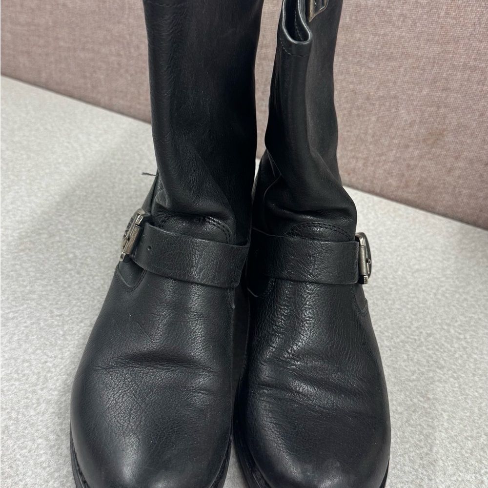 Frye Black Leather Women's Boots